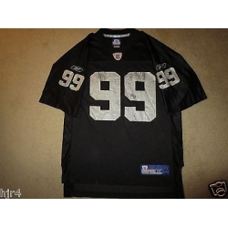 Youth Warren Sapp #99 Oakland Raiders NFL Reebok Jersey