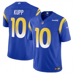 Men Los Angeles Rams 10 Cooper Kupp Royal 2023 F U S E  Vapor Untouchable Limited Stitched Football Jersey