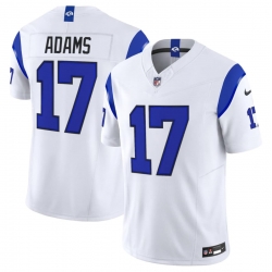Men's Los Angeles Rams #17 Davante Adams White 2026 F.U.S.E. Vapor Limited Football Stitched Jersey