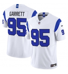 Men's Los Angeles Rams #95 Myles Garrett White 2026 F.U.S.E. Vapor Limited Football Stitched Jersey Men's Los Angeles Rams #95 Myles Garrett White 2026 F.U.S.E. Vapor Limited Football Stitched Jersey