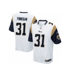 Nike St. Louis Rams 31 Cortland Finnegan White Game NFL Jersey