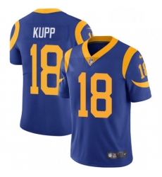 Youth Nike Los Angeles Rams 18 Cooper Kupp Royal Blue Alternate Vapor Untouchable Limited Player NFL Jersey