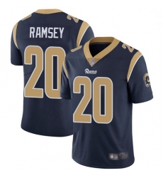 Youth Rams 20 Jalen Ramsey Navy Blue Team Color Stitched Football Vapor Untouchable Limited Jersey