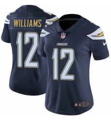 Nike Chargers #12 Mike Williams Navy Blue Team Color Womens Stitched NFL Vapor Untouchable Limited Jersey
