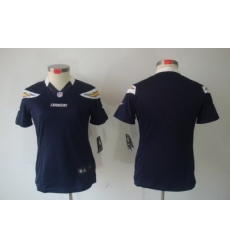 Women Nike San Diego Chargers Blank Blue Color[Women Limited Jerseys]