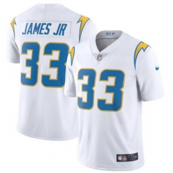 Youth Los Angeles Chargers 33 Derwin James JR White Vapor Untouchable Limited Stitched Jersey 