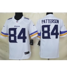 Nike Minnesota Vikings 84 Cordarrelle Patterson White Limited NFL Jersey