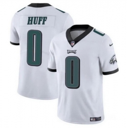 Men Philadelphia Eagles 0 Bryce Huff White Vapor Untouchable Limited Stitched Football Jersey