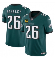 Men Philadelphia Eagles 26 Saquon Barkley Green 2025 F U S E With 4 Star C Patch Vapor Untouchable Limited Stitched Football Jersey Men Philadelphia Eagles 26 Saquon Barkley Green 2025 F U S E With 4 Star C Patch Vapor Untouchable Limited Stitched Football Jersey