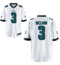 Men Philadelphia Eagles 3 Steven nelson White Limited jersey