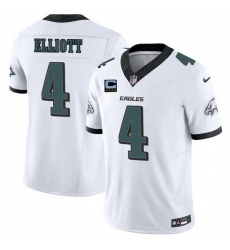 Men Philadelphia Eagles 4 Jake Elliott White 2025 F U S E With 4 Star C Patch Vapor Untouchable Limited Stitched Football Jersey Men Philadelphia Eagles 4 Jake Elliott White 2025 F U S E With 4 Star C Patch Vapor Untouchable Limited Stitched Football Jersey