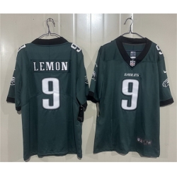 Men Philadelphia Eagles  9 Makai Lemon Green 2026 Draft Vapor Untouchable Limited Stitched Football Jersey