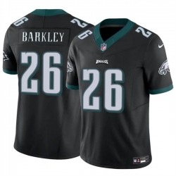 Men's Philadelphia Eagles #26 Saquon Barkley Black 2023 F.U.S.E. Vapor Untouchable Limited Football Stitched Jersey