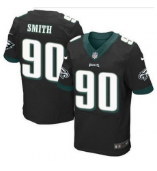 NEW Philadelphia Eagles #90 Marcus Smith Black Alternate Mens Stitched NFL Elite Jersey