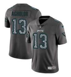 Nike Eagles #13 Nelson Agholor Gray Static Mens NFL Vapor Untouchable Game Jersey