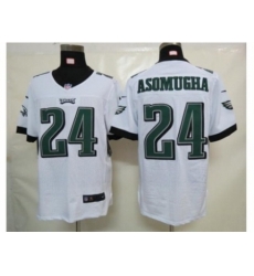 Nike Philadelphia Eagles 24 Nnamdi Asomugha white Elite NFL Jersey