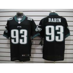 Nike Philadelphia Eagles 93 jason babin black Elite NFL Jersey