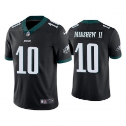 Youth Philadelphia Eagles 10 Gardner Minshew II Black Vapor Untouchable Limited Stitched Football Jersey 