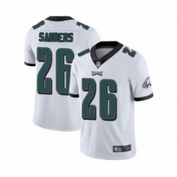 Youth Philadelphia Eagles #26 Miles Sanders White Vapor Untouchable Limited Player Football Jersey