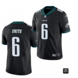 Youth Philadelphia Eagles #6 DeVonta Smith 2021 NFL Draft Black Vapor Untouchable Limited Stitched Jersey