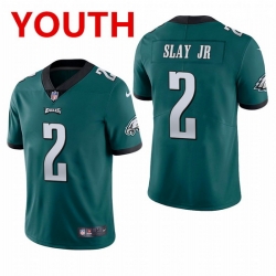 youth philadelphia eagles 2 darius slay jr  midnight green vapor limited Nike jersey 