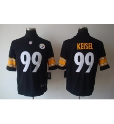 Nike Pittsburgh Steelers 99 Brett Keisel Black Limited NFL Jersey