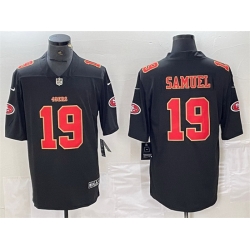 Men San Francisco 49ers 19 Deebo Samuel Black Vapor Untouchable Limited Stitched Jersey