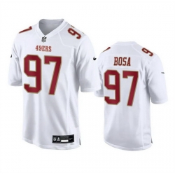 Men San Francisco 49ers 97 Nick Bosa White Fashion Vapor Untouchable Limited Stitched Football Jersey