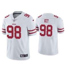 Men San Francisco 49ers 98 Arden Key White Vapor Limited Jersey