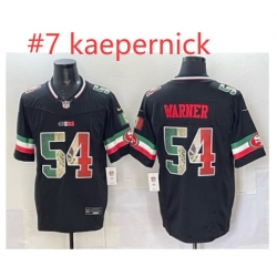 Men San Francisco 49ers Colin Kaepernick #7 Black 2025 F U S E Mexico Vapor Limited Stitched Football Jersey