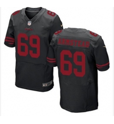 NEW San Francisco 49ers #69 Arik Armstead Black Alternate mens Stitched NFL Elite Jersey