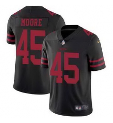 Nike 49ers 45 Tarvarius Moore Black Vapor Untouchable Limited Jersey