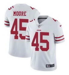 Nike 49ers 45 Tarvarius Moore White Vapor Untouchable Limited Jersey
