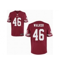 Nike San Francisco 49ers 46 Delanie Walker Limited Red NFL Jersey