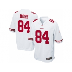 Nike San Francisco 49ers 84 Randy Moss White Game NFL Jersey