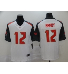 Buccaneers 12 Tom Brady White Vapor Untouchable Limited Jersey