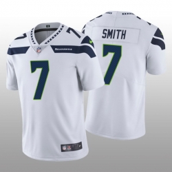 Men Seattle Seahawks Geno Smith #7 White Vapor Limited NFL Jersey