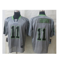 Nike Seattle Seahawks 11 Percy Harvin Grey Elite Lights Out NFL Jersey