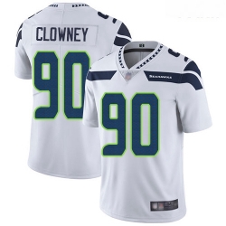 Seahawks #90 Jadeveon Clowney White Youth Stitched Football Vapor Untouchable Limited Jersey