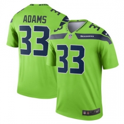 Youth Seattle Seahawks Jamal Adams #33 Green Vapor Limited Football Jersey