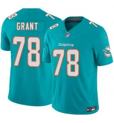 Men Miami Dolphins 78 Kenneth Grant Aqua 2026 F U S E Vapor Limited Stitched Football Jersey Men Miami Dolphins 78 Kenneth Grant Aqua 2026 F U S E Vapor Limited Stitched Football Jersey