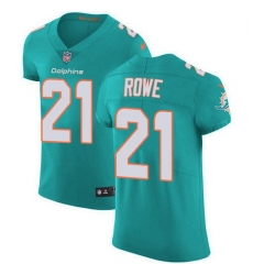 Nike Miami Dolphins 21 Eric Rowe Aqua Green Team Color Men Stitched NFL Vapor Untouchable Elite Jersey