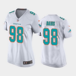 women raekwon davis miami dolphins white game jersey 