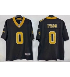 Men New Orleans Saints 0 Jordyn Tyson Black 2026 Vapor Limited Stitched Football Jersey Men New Orleans Saints 0 Jordyn Tyson Black 2026 Vapor Limited Stitched Football Jersey