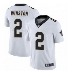 Men New Orleans Saints 2 Jameis Winston White Jersey