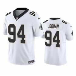 Men New Orleans Saints 94 Cameron Jordan White 2023 F.U.S.E. Vapor Untouchable Limited Stitched Jersey