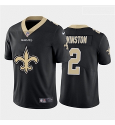 Nike Saints 2 Jameis Winston Black Team Big Logo Vapor Untouchable Limited Jersey