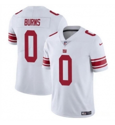 Men New York Giants 0 Brian Burns White Vapor Untouchable Limited Stitched Jersey