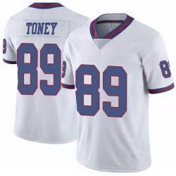 Men Nike New York Giants 89 Kadarius Toney Rush Stitched NFL Jersey