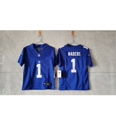 Women New York Giants 1 Malik Nabers Blue F U S E Vapor Stitched Jersey Women New York Giants 1 Malik Nabers Blue F U S E Vapor Stitched Jersey